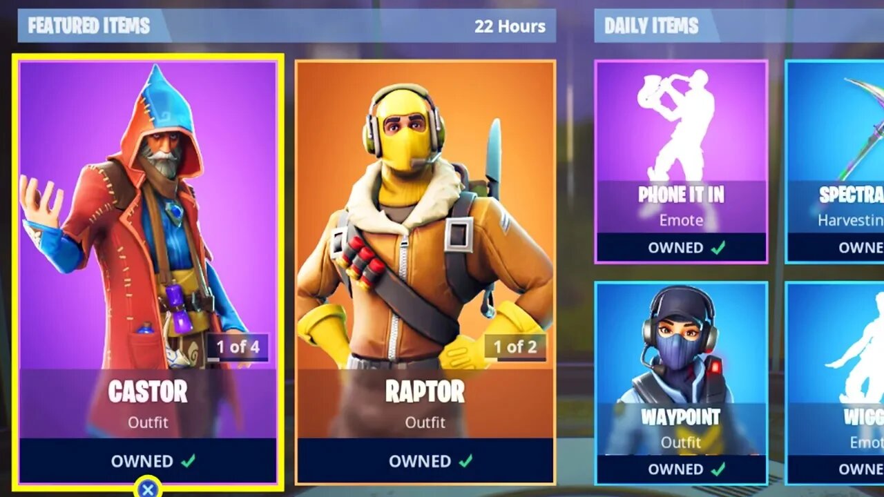 The NEW SKINS in Fortnite..