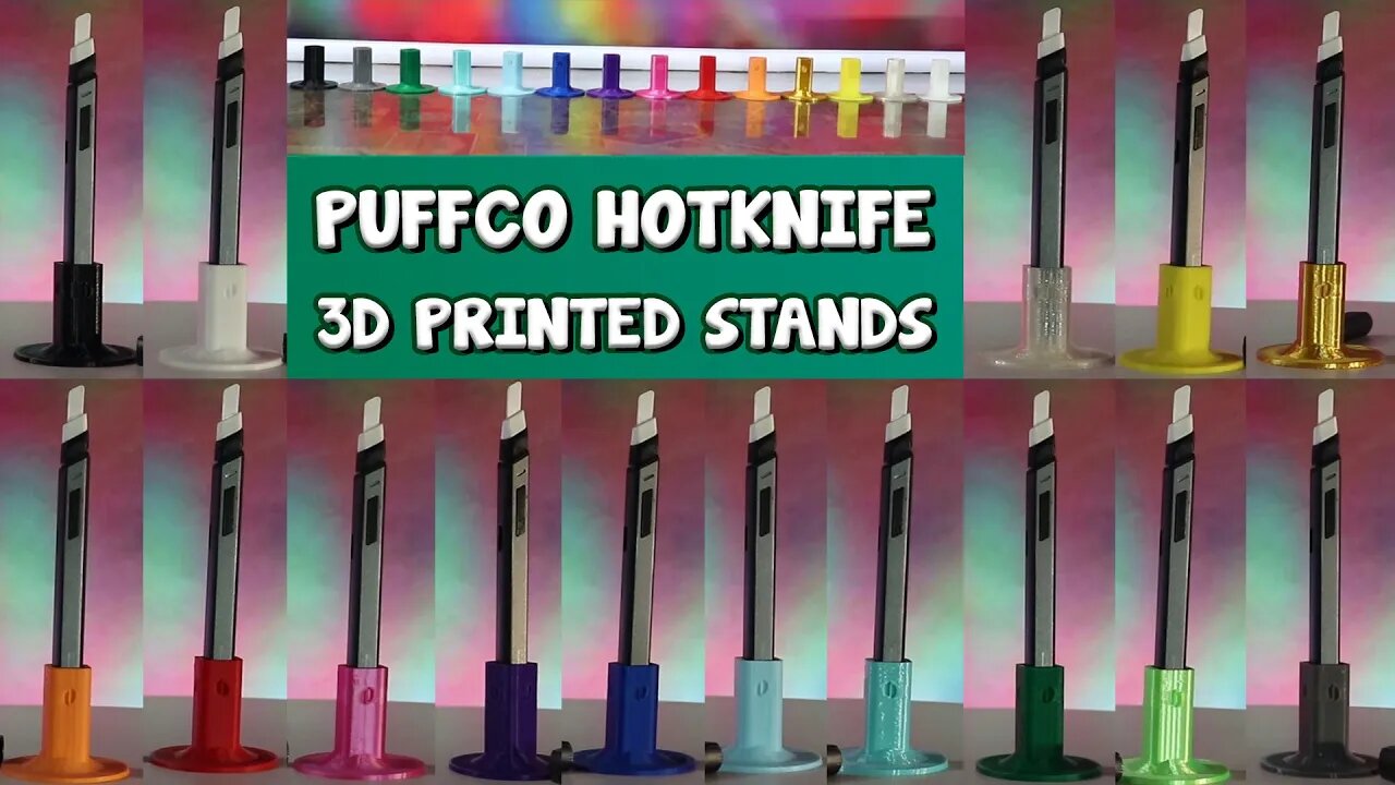 Puffbro's Etsy Puffco Peak Hotknife Stabilizer Stand & Holder! The Ultimate Journey Bag Companion