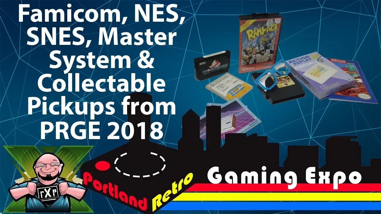 2018 Portland Retro Gaming Expo Pickups, Collectibles, Games and More - FDS, Master System, NES!