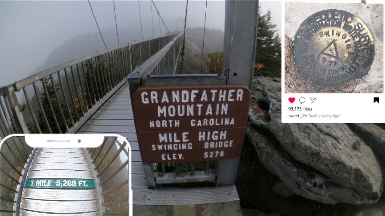 Mile High Swinging Bridge / Linville, NC