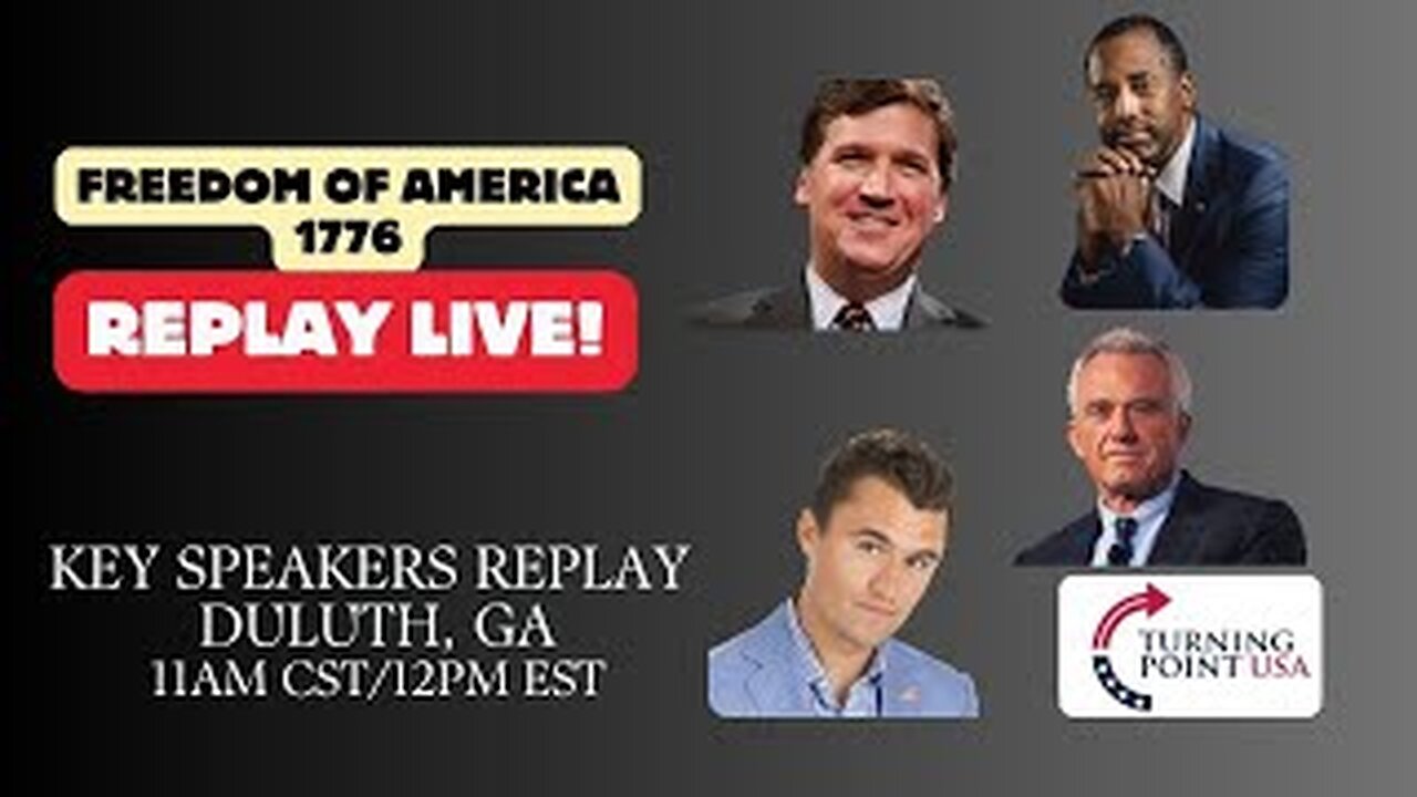 TRUMP DULUTH PRE SHOW SPEAKERS REPLAY WITH TURN POINT USA