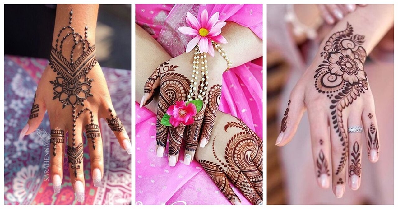 mehndi designs for hands stylish