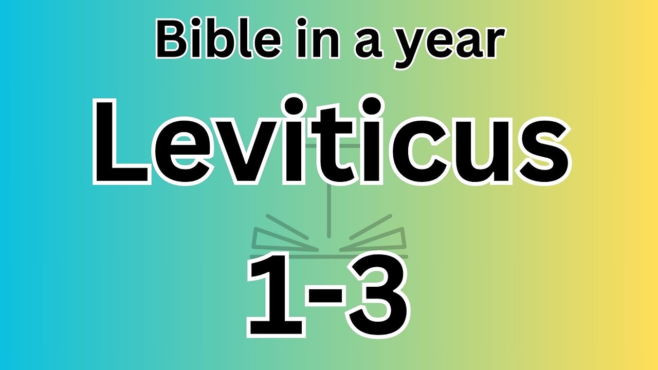 Leviticus 1-3