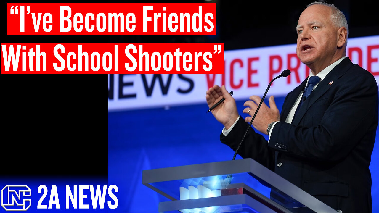 Tim Walz Says I’ve Become Friends With School Shooters During Vice President Debate