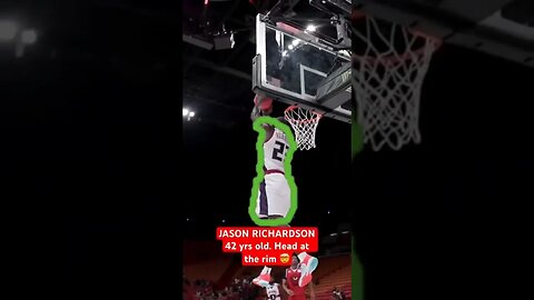 Jason Richardson STILL HAS HOPS 🐇🐰🔥 #nbasummerleague #big3 #ballislife