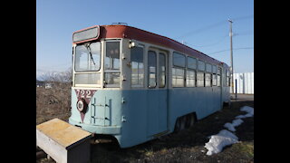 Old No. 722 Hakodate Tram discarded