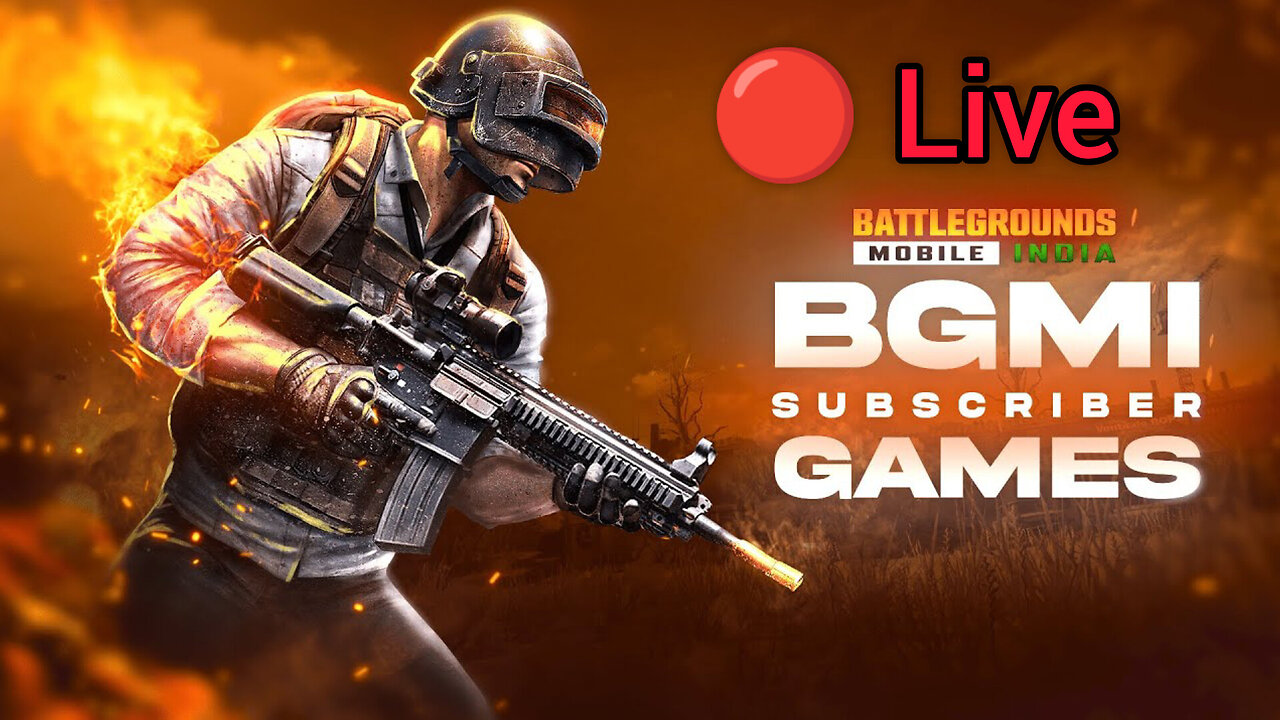 Live Stream of Battlegrounds mobile India - Pubg