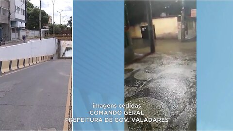 Atenção Condutores: Mergulhão interditado por causa das chuvas que atingiram GV de madrugada.