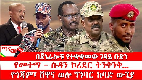 ጣና ዜና፦ ሕዳር 24/2017 በጀኔራሎቹ የተቋቋመው ገዳይ ቡድን፤ የመተማ - ሱዳን ኮሪደር ትንቅንቅ… የጎጃም፣ ሸዋና ወሎ ግንባር ከባድ ውጊያ