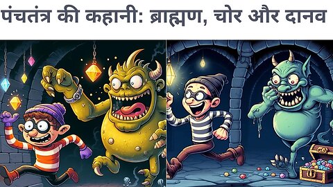 पंचतंत्र की कहानी: ब्राह्मण, चोर और दानव | Thief Brahmin And Demon Story In HIndi