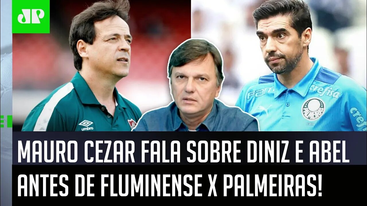 "São PATAMARES DIFERENTES! O Abel e o Diniz..." Mauro Cezar DÁ AULA antes de Fluminense x Palmeiras!