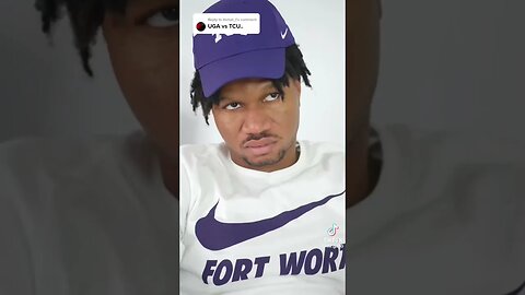 We all agree most boring game ever #comedy #collegefootball #cfp #georgia #tcufootball #tiktok