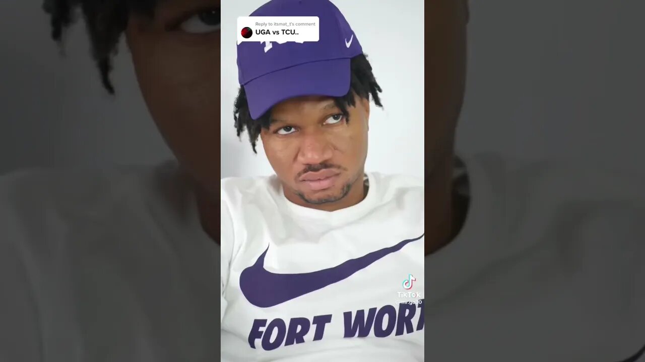 We all agree most boring game ever #comedy #collegefootball #cfp #georgia #tcufootball #tiktok