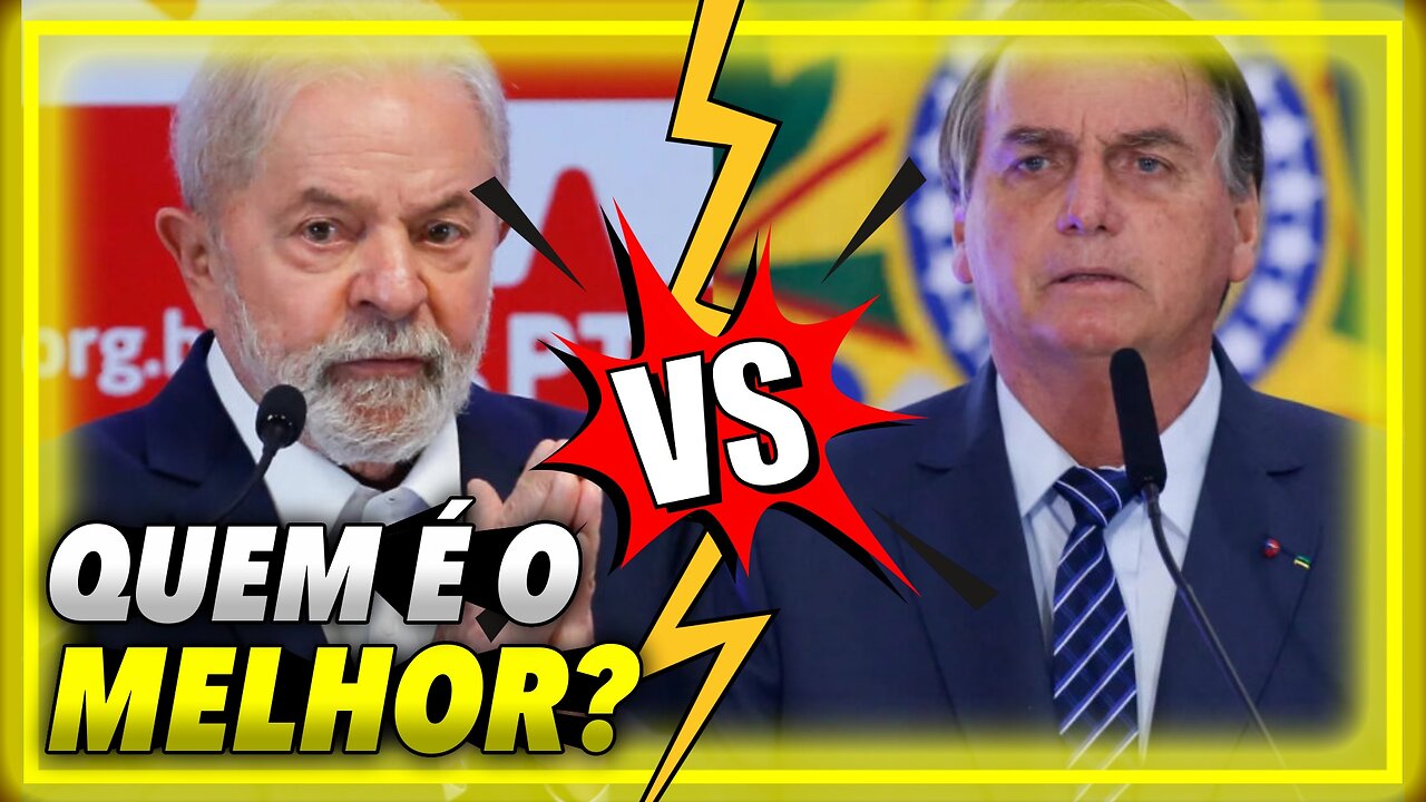 Presidente Lula ou Jair Bolsonaro? Quem é o melhor para o Brasil?