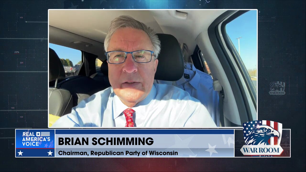 "Wisconsin Is Definitely A Swing State": WI GOP Party Chairman Brian Schimming On President Trump's Promising Polling