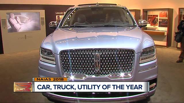 Top car, truck, utility announced at Detroit auto show