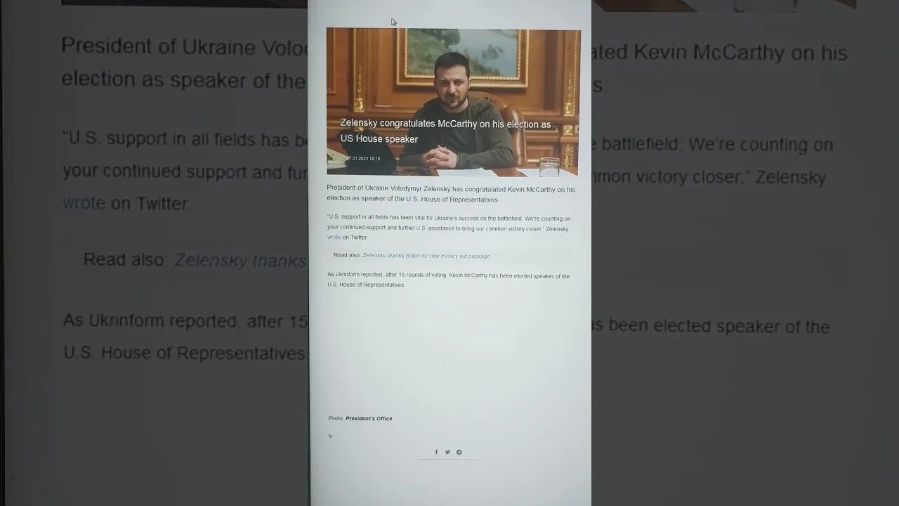 Zelenskky congratulates, then asked for more money #shorts #ukraine #showmethemoneyclub showme
