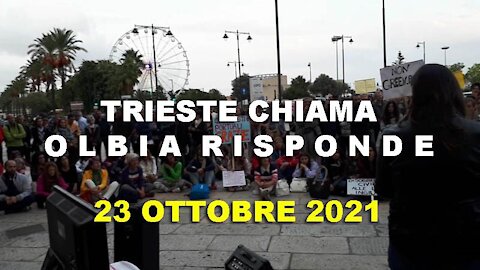 Manifestazione Olbia 23 Ottobre 2021