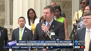 Olszewski continues to fight for school construction bill