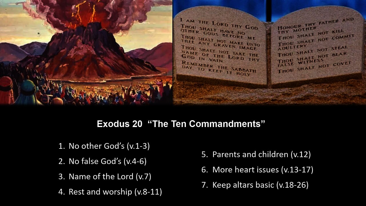 Exodus 20 “The Ten Commandments” - Calvary Chapel Fergus Falls