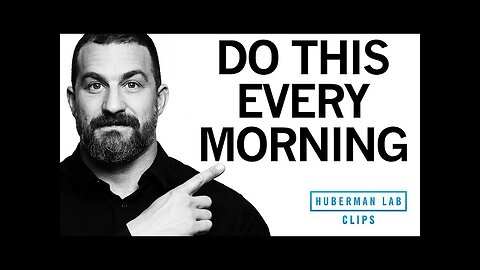 How to Feel Energized & Sleep Better With One Morning Activity __"_ Dr. Andrew Huberman