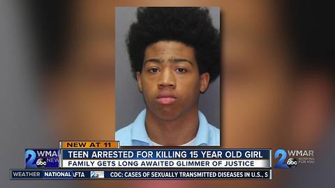 Teen arrested for 2017 death of 15-year-old Edgewood girl found in Havre de Grace