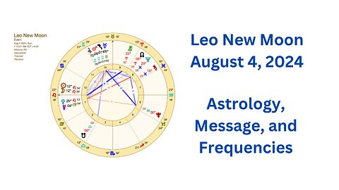 Leo New Moon August 4 ’24 Astrology Message and Frequencies #astrology #highvibe #frequencies