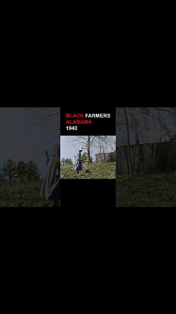 1940: African American Farming Community, Alabama | 60fps, AI Enhanced, Colorized