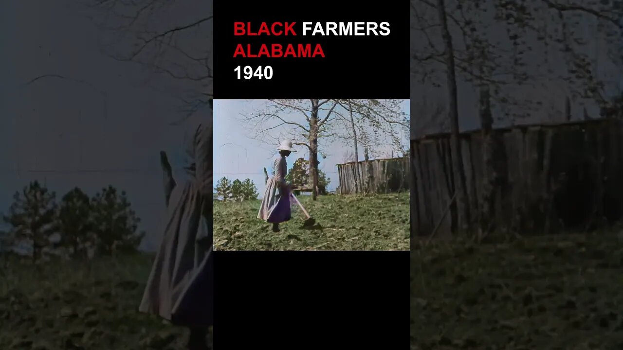 1940: African American Farming Community, Alabama | 60fps, AI Enhanced, Colorized