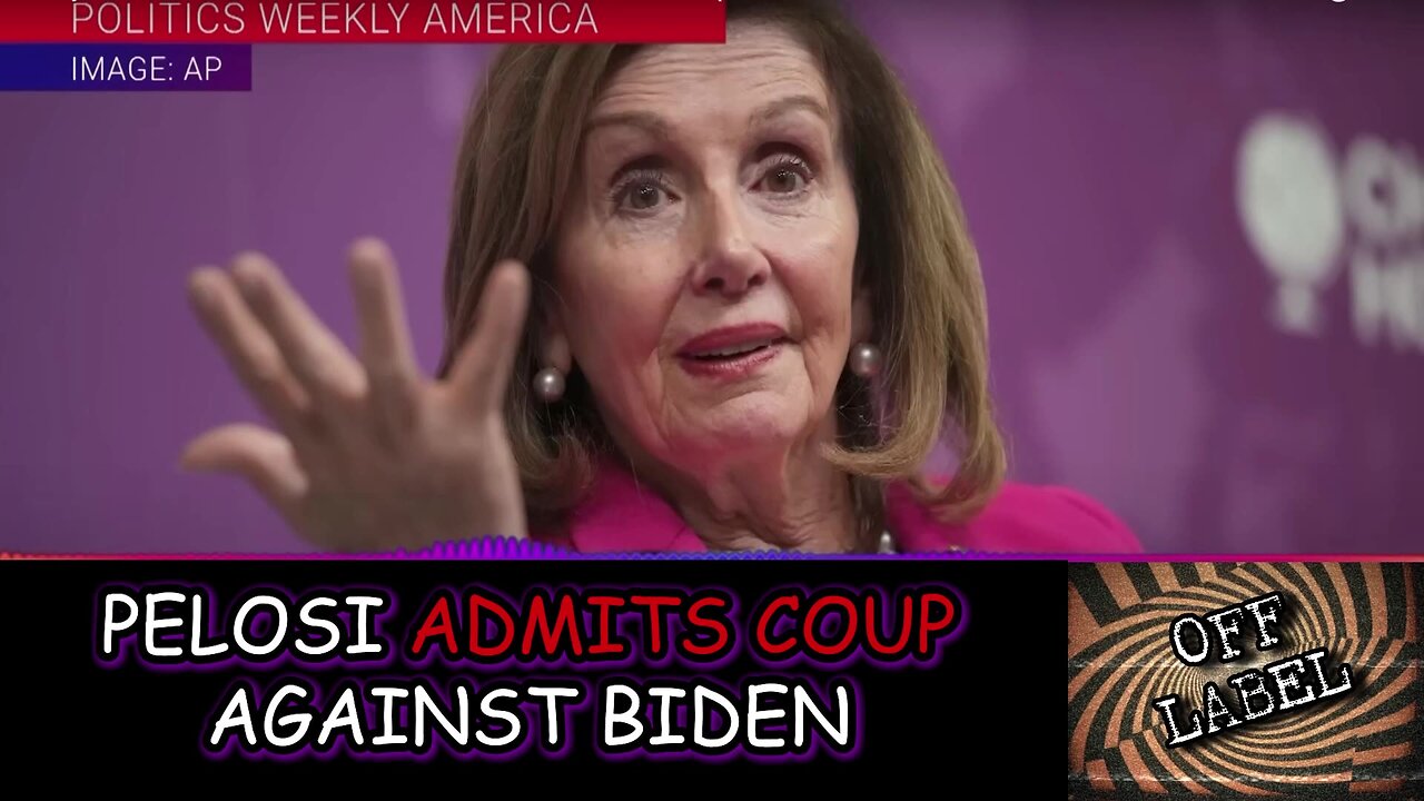 Pelosi Admits Her Involvement In The Coup Against Biden And Says Trump Will NEVER take Office Again.