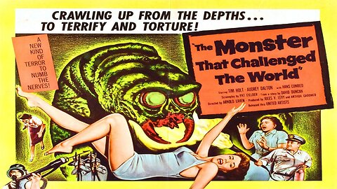 THE MONSTER THAT CHALLENGED THE WORLD (1957) movie trailer