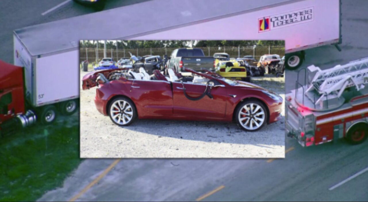 NTSB releases new report on deadly Tesla crash in Palm Beach County