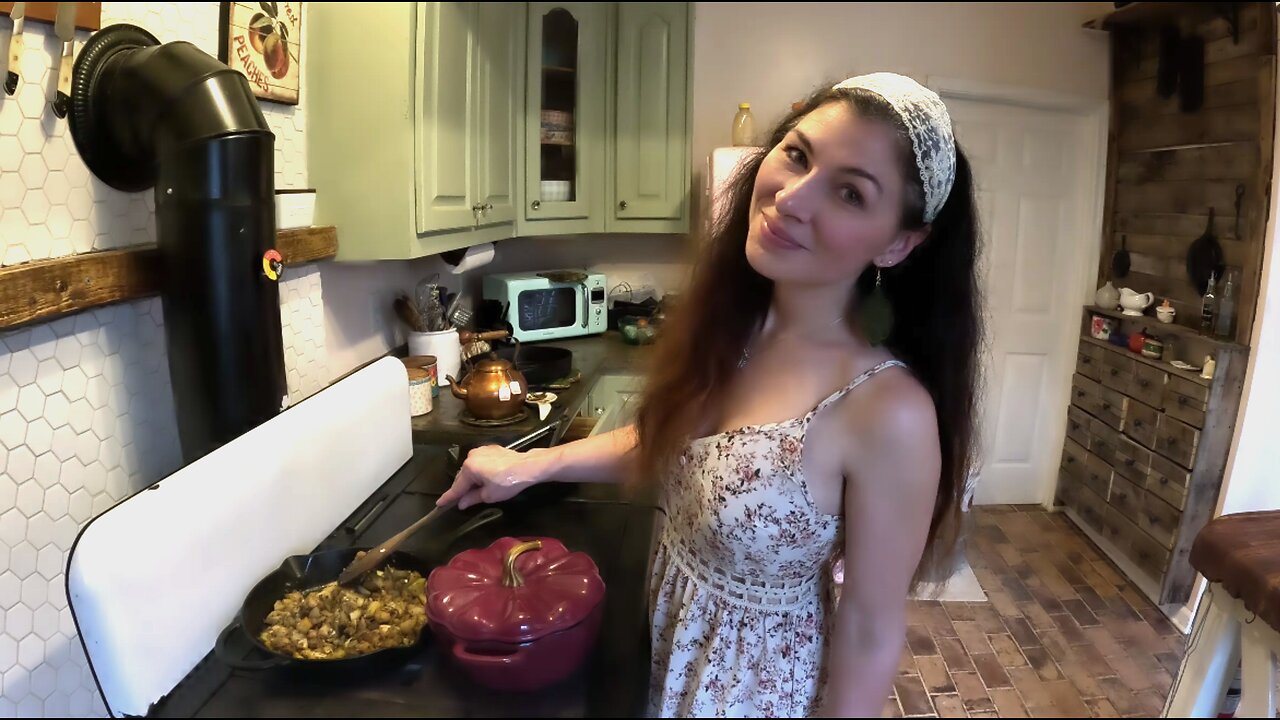 Cooking from the Garden on a Wood Stove