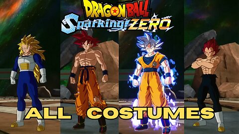 DRAGON BALL: Sparking Zero - Every Costume & Accessory