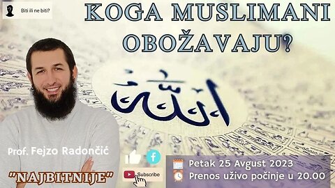 Koga muslimani obožavaju?