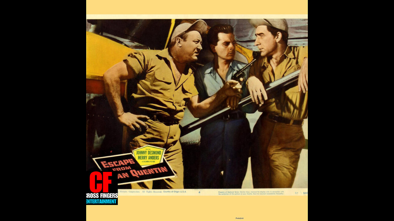 CFM #10 Escape From San Quentin | Film Noir 1957 | Full Movie | Johnny Desmond & Merry Andres