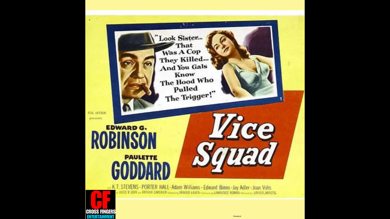 CS #39 VICE SQUAD staring EDWARD G. ROBINSON (1954)