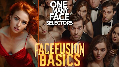 FaceFusion Basics 03 - One & Many Face Selector Modes