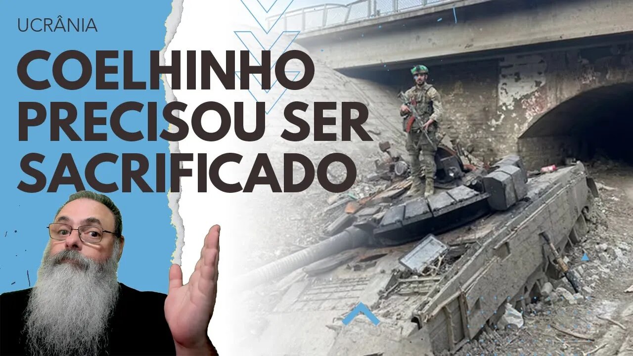 TANQUE T-80BVM "COELHINHO" capturado pelos UCRANIANOS em KHARKIV precisou ser DESTRUIDO em BAKHMUT