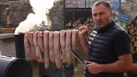 HOT SMOKED BEEF TONGUES.