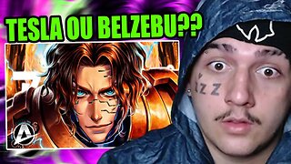 ♪ Nikola Tesla | A Luz da Humanidade | AniRap | REACT