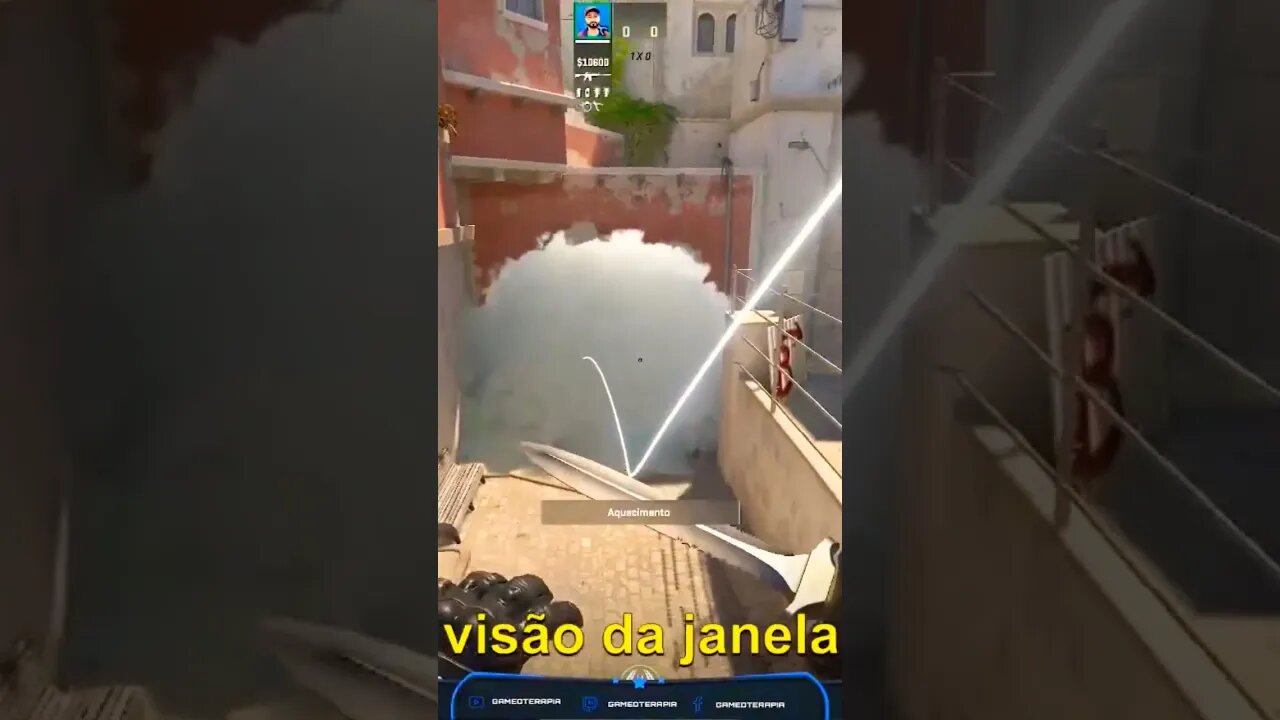 SMOKE Janelão CS2 fácil e simples #counterstrike2 #csgo #cs2 #cs