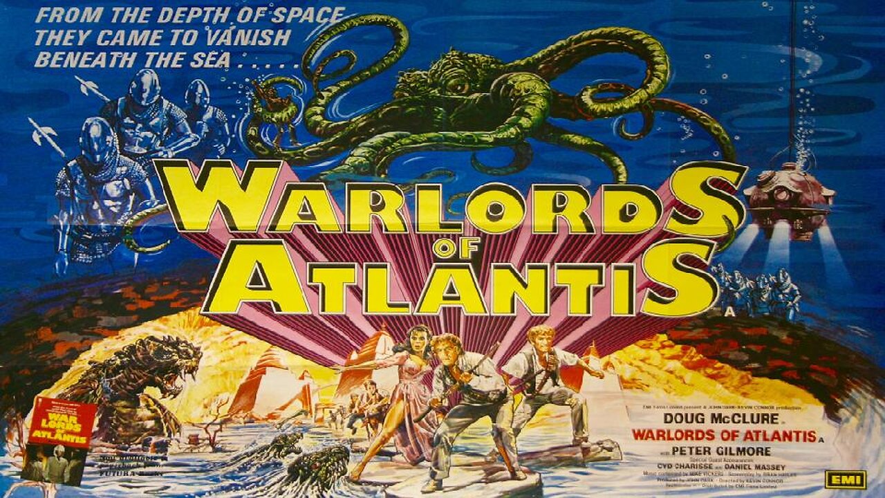 WARLORDS OF ATLANTIS 1978 Deep Sea Explorers Find Underwater City of Atlantis FULL MOVIE HD & W/S