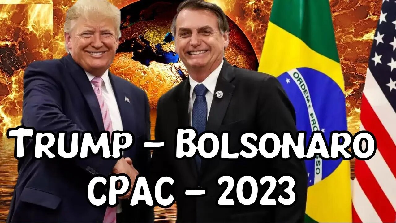 AGORA AO VIVO PRESIDENTES JAIR BOLSONARO E DONALD TRUMP NO CPAC 2023