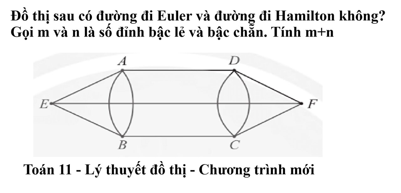 Toán 11: Đường đi Hamilton và đường đi Euler (Cơ Bản) cho kỳ thi THPT 2025 chương trình mới