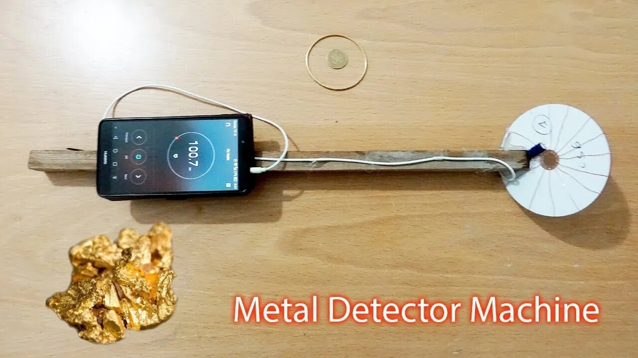 How to Make a Metal Detector. Metal Detector With Phone