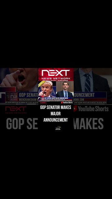 GOP SENATOR MAKES MAJOR ANNOUNCEMENT #shorts