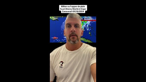 Milton va frapper de plein fouet Disney World et Cape Canaveral! 09/10/2024