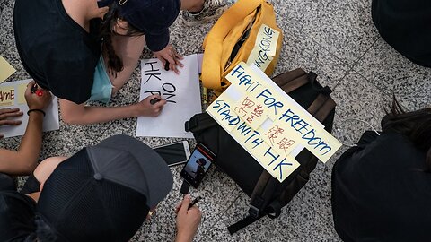 Hong Kong Protesters Fight To Keep Public Support After Airport Chaos