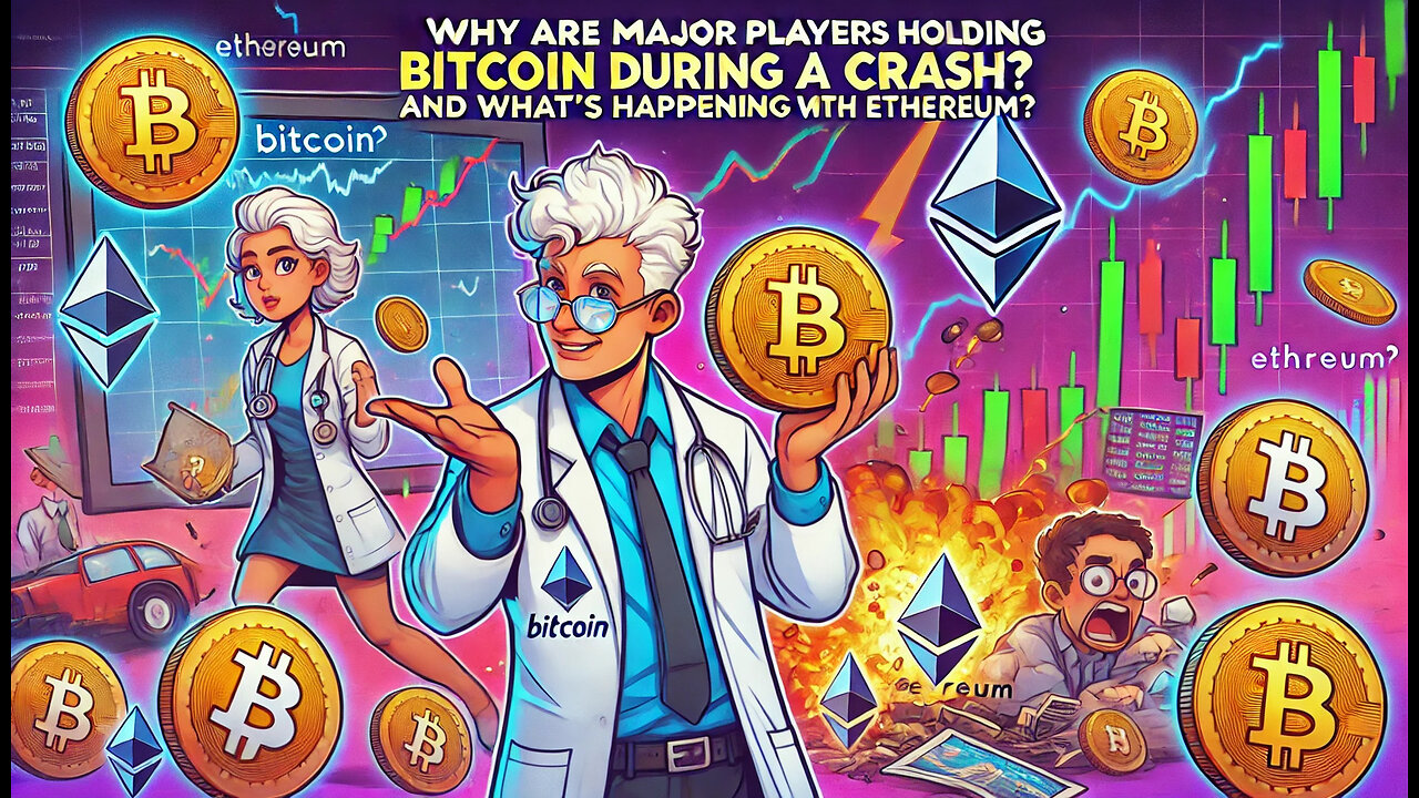 Why Are Major Players Holding Bitcoin During a Crash? And What’s Happening with Ethereum?